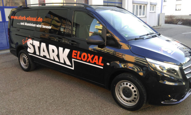 Starke Fahrzeugbeschriftung von Stark Eloxal