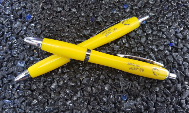 Kugelschreiber: Knallig gelb!