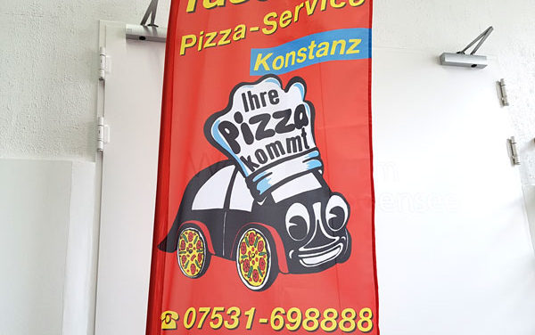 Beachflag Pizza-Service Tassone