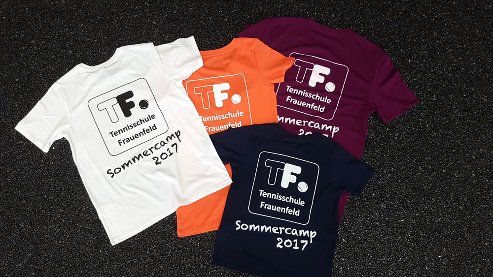 T-Shirts für Sommercamp