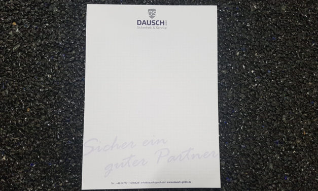 A4-Blöcke für die Firma Dausch